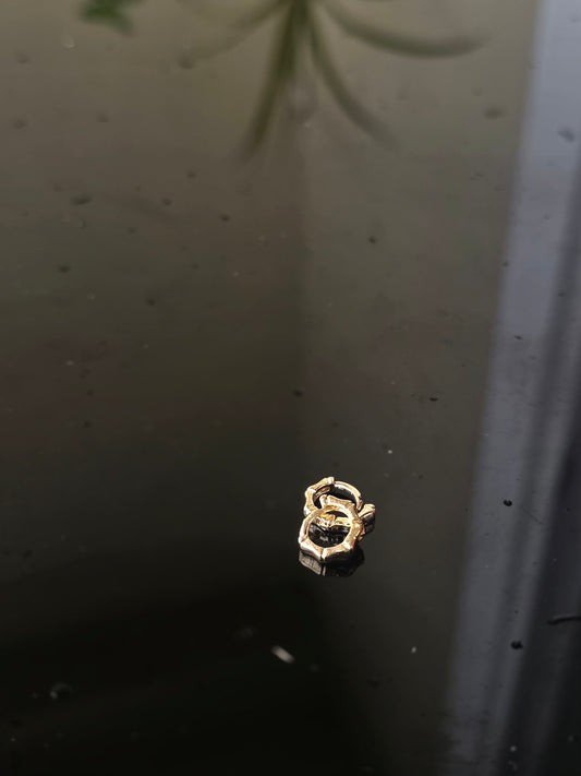 Golden Glow Huggies (second studs)