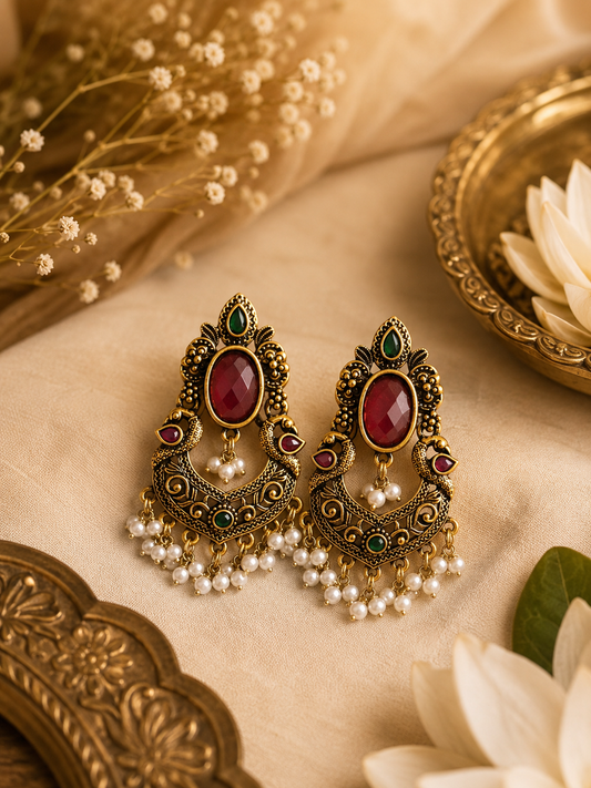 Mayura Pearl Royale Chandbali