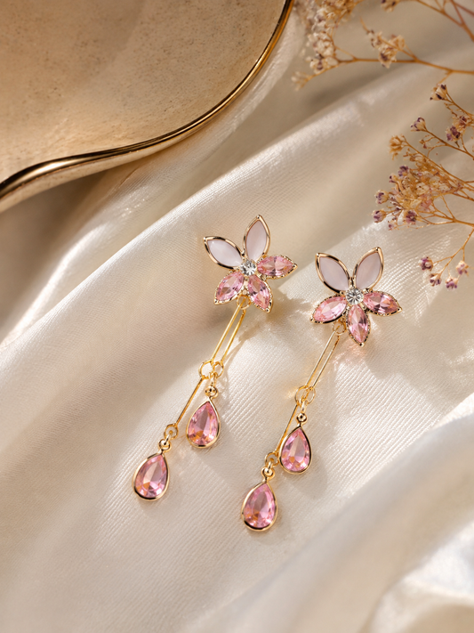 Blush Bloom Dangles