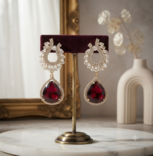Regal Ruby Luxe Chandelier