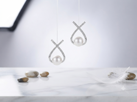 Luna Pearl Studs