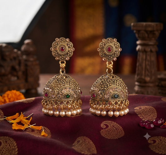 Maharani Pearl Jhumka