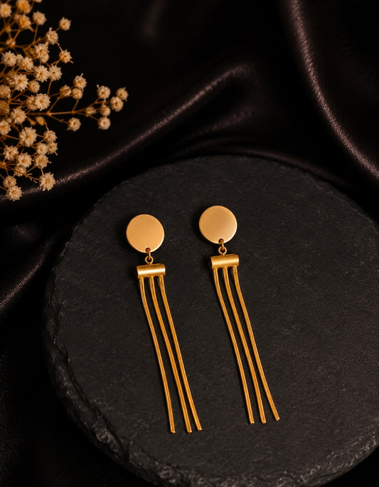 Golden Luxe Tassel Earrings
